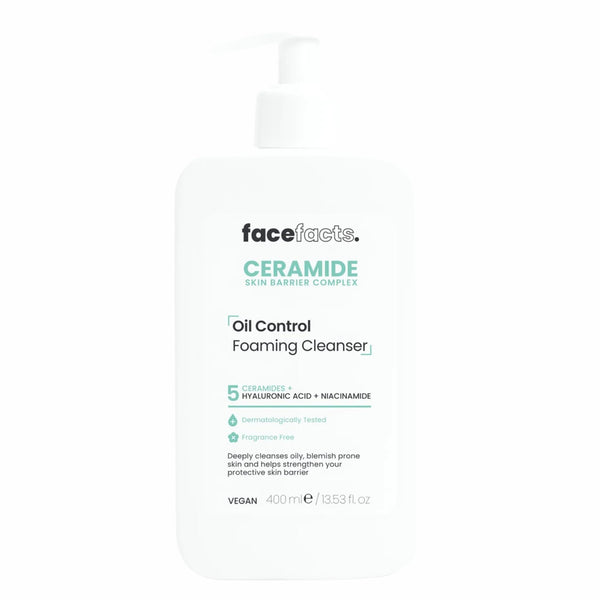 Face Facts Ceramide Oil Control Foaming Cleanser 400ml