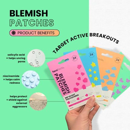 Face Facts x JoyPixels Blemish Patches Out of This World