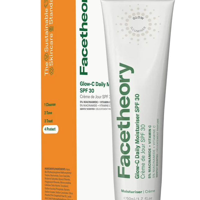 Facetheory Glow-C Daily Moisturiser SPF 30 Gently Scented