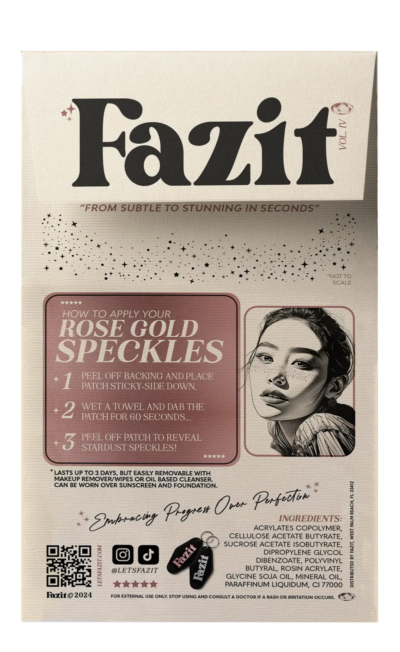 Fazit Make Up Patches Rose Gold Stardust Speckles