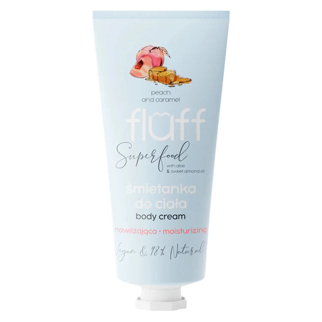 Fluff Body Cream Peach & Caramel Moisturizing