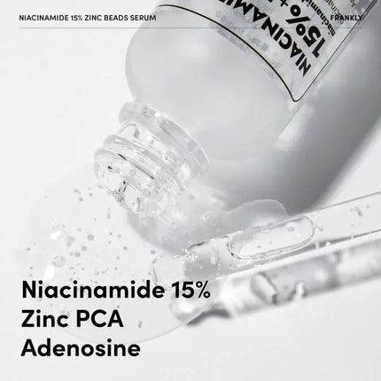 FRANKLY Niacinamide 15% Zinc Beads Serum