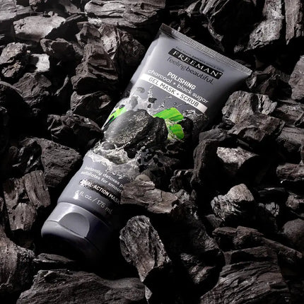Freeman Gel Mask Scrub Charcoal And Black Sugar Purify