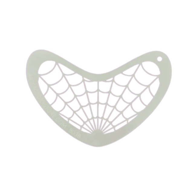 Fusion Body Art Boomerang Face Paint Stencil By Art Factory Spider Web
