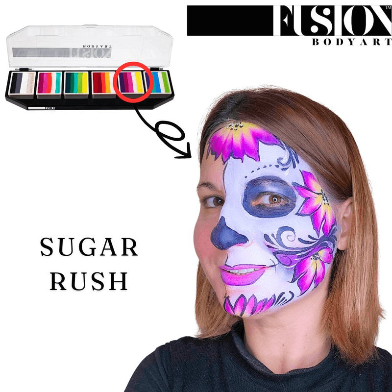 Fusion Body Art Face Painting Palette Sugar Skull