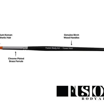 Fusion Body Art Professional Face Paint Brush Flower Petal