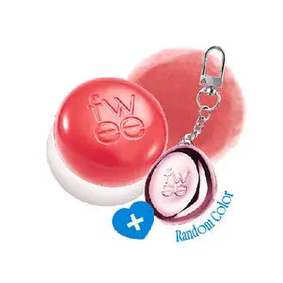 Fwee Lip & Cheek Blurry Pudding Pot CR04 Seventeen with Keychain