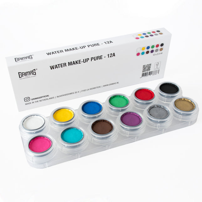 Grimas Water Make-up Palette 12A