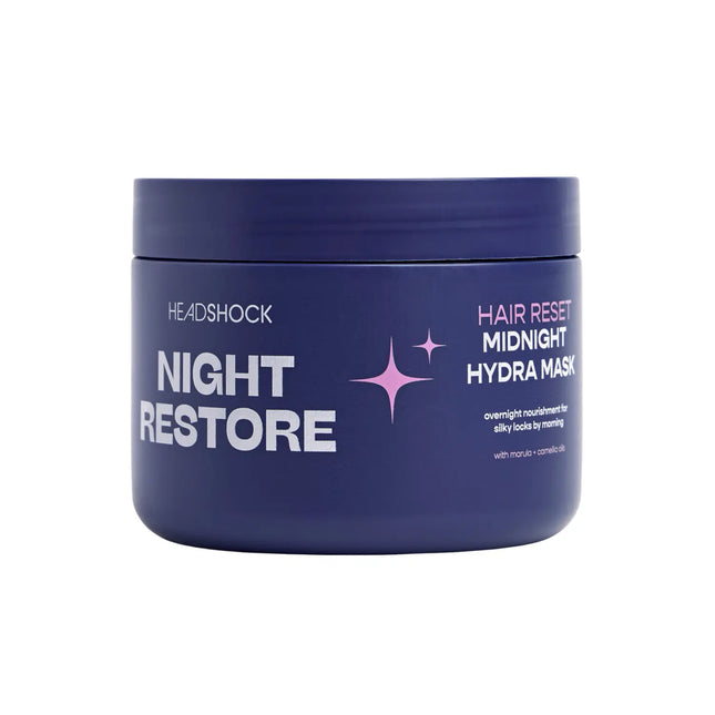 Headshock Night Restore Hair Reset Midnight Hydra Mask