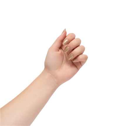 Herôme Nail Wraps Golden Glitter