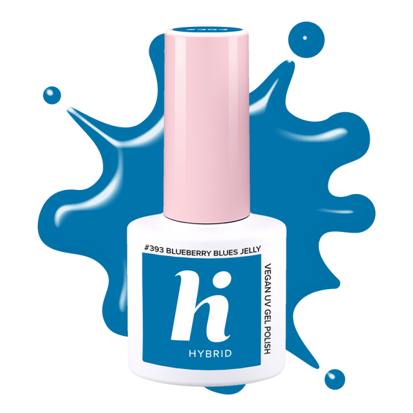 Hi Hybrid UV Gel Polish Jelly #393 Blueberry Blues