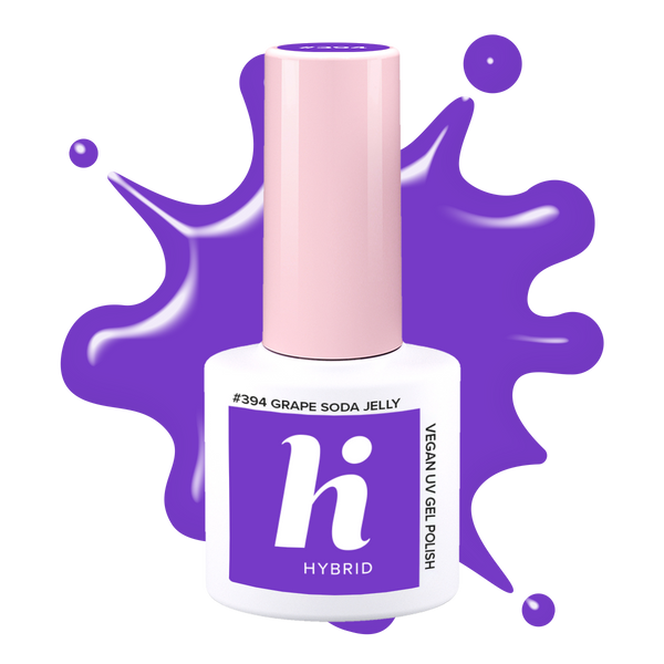 Hi Hybrid UV Gel Polish Jelly #394 Grape Soda