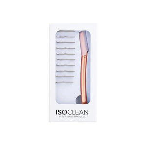 Dermablade With 10 Replacement Blades Rose Gold