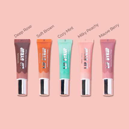 Kara Beauty Lip Syrup Moisturizing Peptide Therapy Mauve Berry