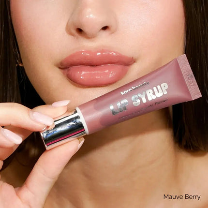 Kara Beauty Lip Syrup Moisturizing Peptide Therapy Mauve Berry