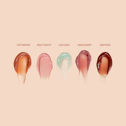 Kara Beauty Lip Syrup Moisturizing Peptide Therapy Milky Peach