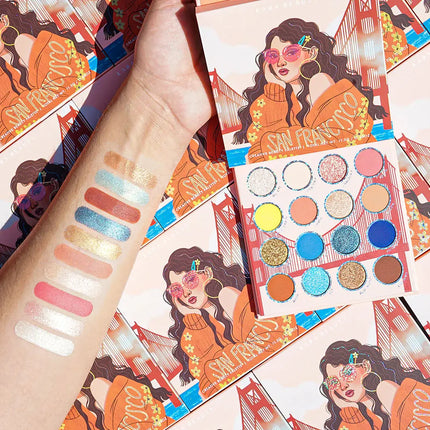 Kara Beauty San Francisco 16 Shade Palette