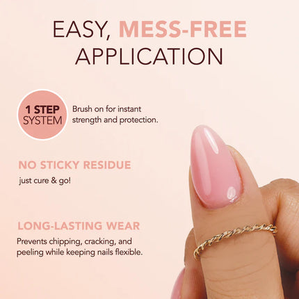 Kiara Sky Tinted Rubber Top Coat Sweet Lullaby