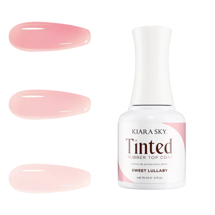 Kiara Sky Tinted Rubber Top Coat Sweet Lullaby