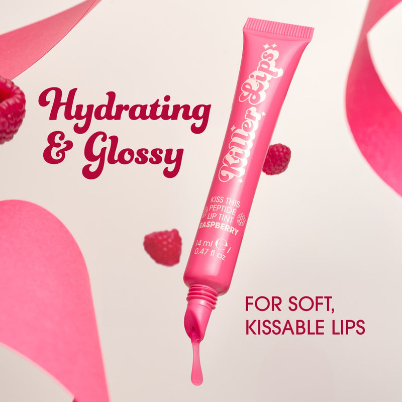 Killer Lips Kiss This Peptide Lip Tint Raspberry