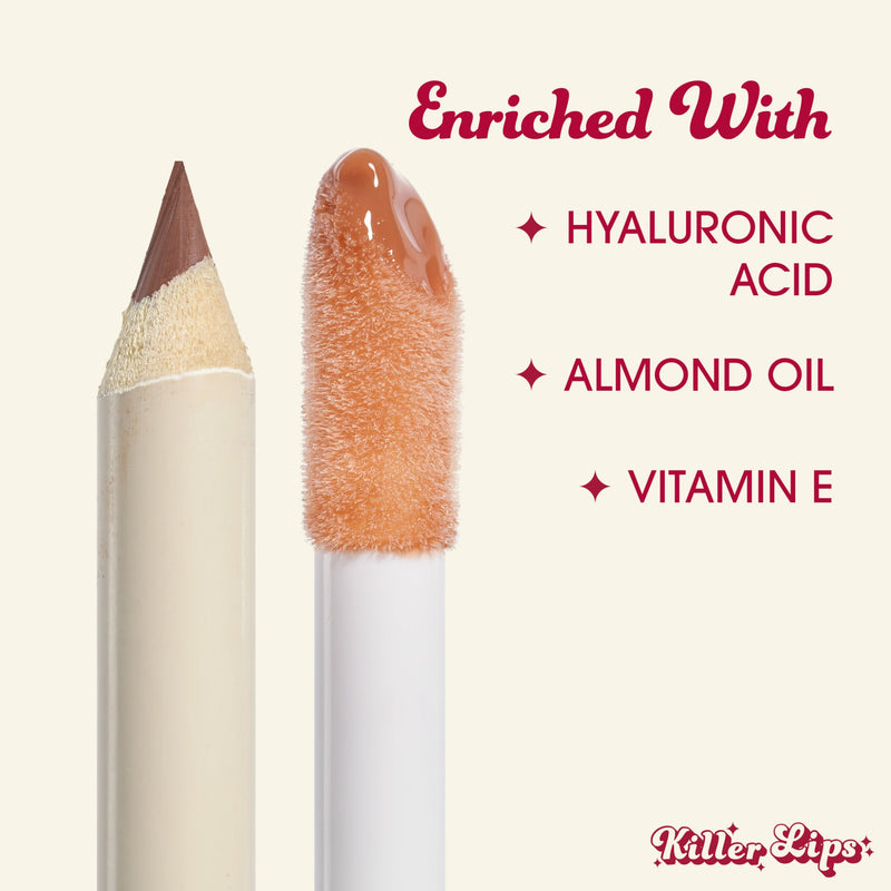 Killer Lips Pucker Up Lip Kit Brown Sugar