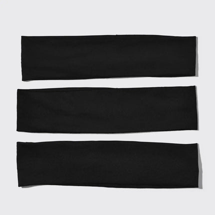 Kitsch Active Headbands 3pc Set Black