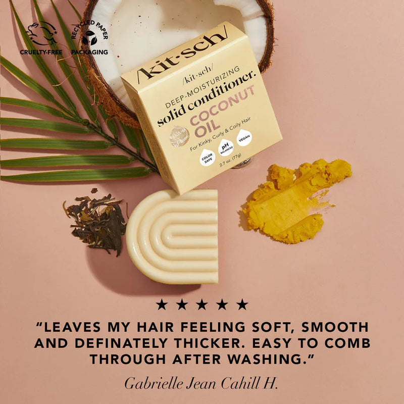 Kitsch Coconut Oil Deep Moisturizing Solid Conditioner Bar