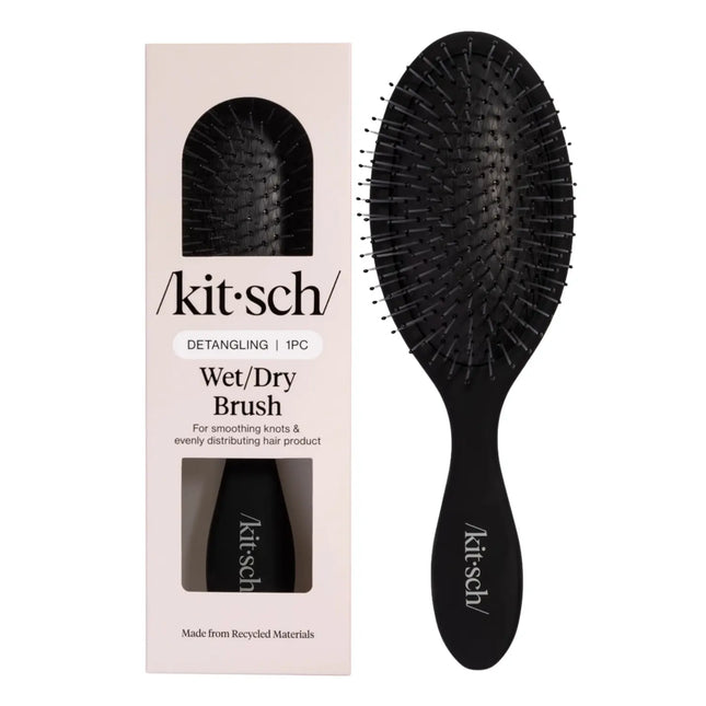 Kitsch Detangling Wet/Dry Brush Black
