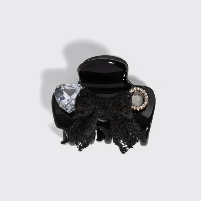 Kitsch KitschPop Charms & Cloud Clip Set Vintage Black