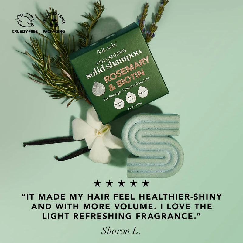 Kitsch Rosemary & Biotin Volumizing Solid Shampoo Bar