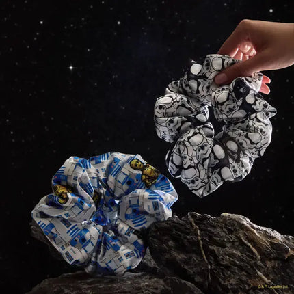 Kitsch Star Wars™ Satin Pillow Scrunchies R2-D2 & Stormtroopers
