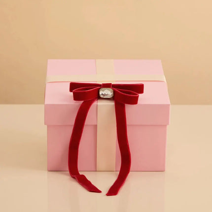 Kitsch Velvet & Gemstone Bow Hair Clip