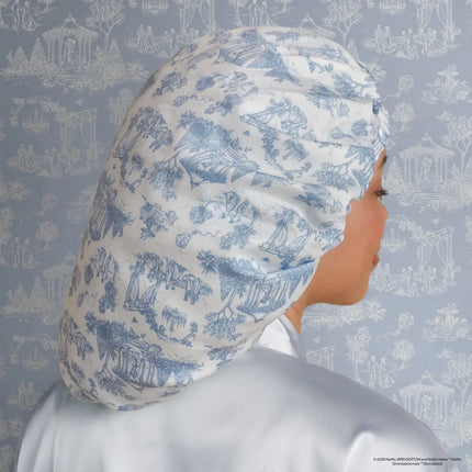 Kitsch x Bridgerton Breathable Satin Bonnet Garden Toile