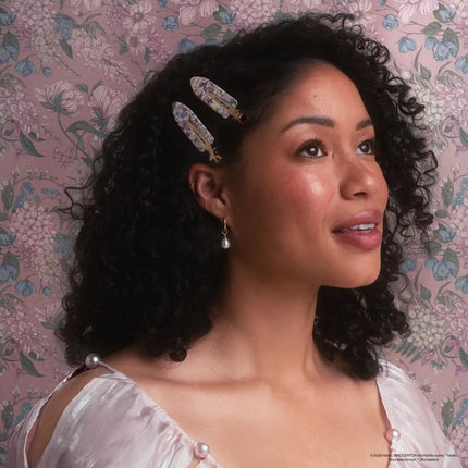 Kitsch x Bridgerton Creaseless Clips Toile In Bloom