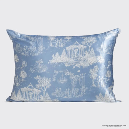 Kitsch x Bridgerton Satin Pillowcase Garden Toile