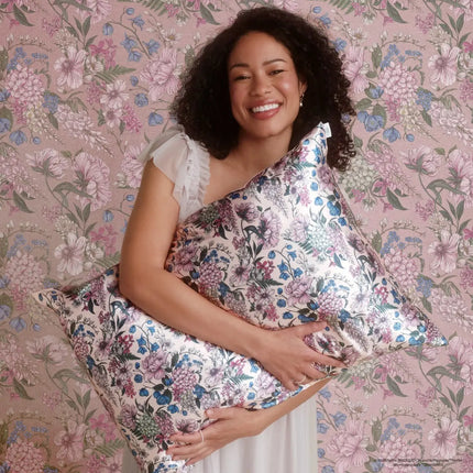 Kitsch x Bridgerton Satin Pillowcase Wisteria