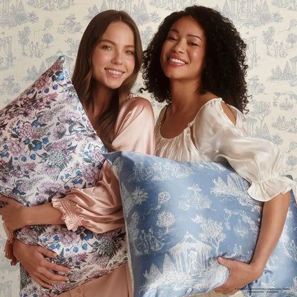 Kitsch x Bridgerton Satin Pillowcase Wisteria