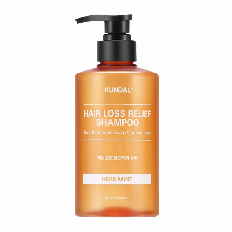 Kundal Beer Yeast Scalp Shampoo Herb Mint, shampoo met biergistextract voor gezonde hoofdhuid