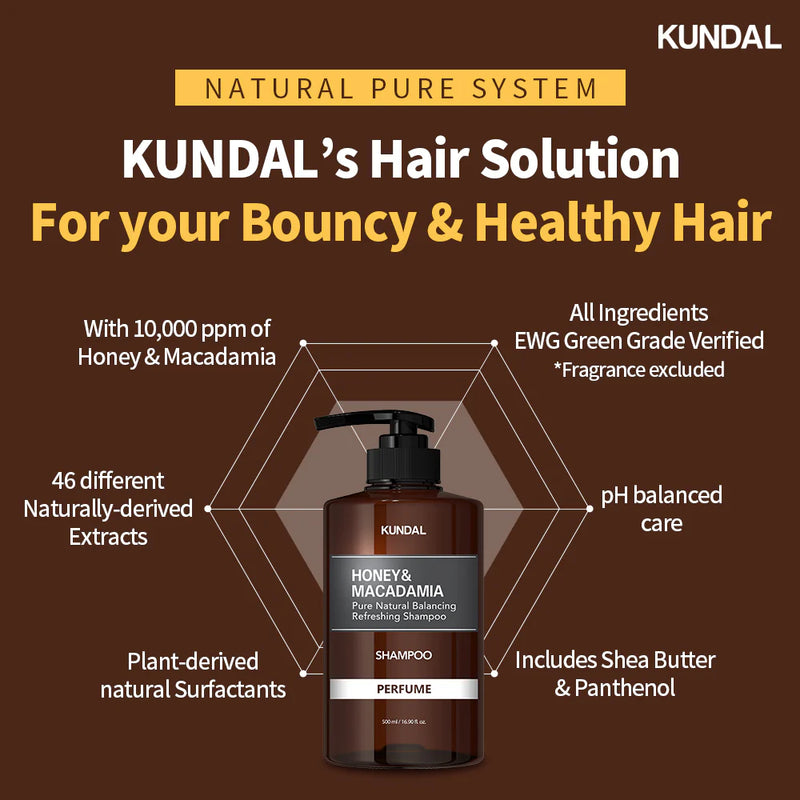Kundal Honey & Macadamia Nature Shampoo White Musk