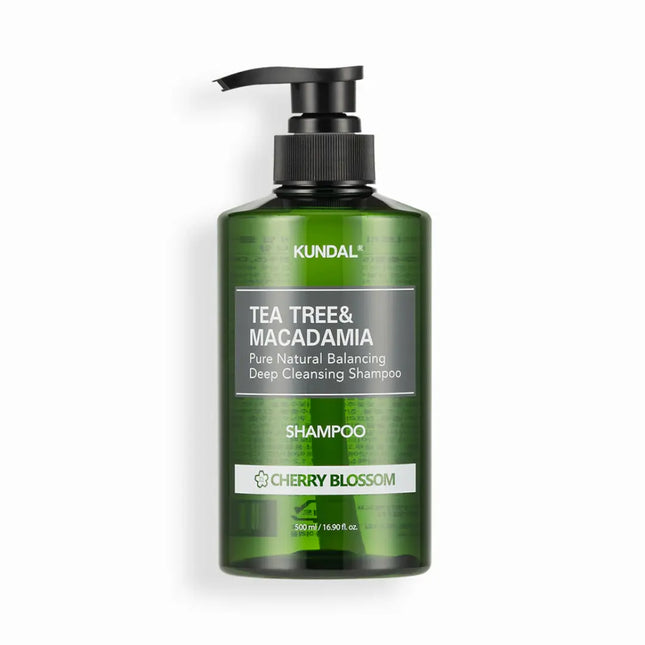 Kundal Tea Tree & Macadamia Deep Cleansing Shampoo Cherry Blossom