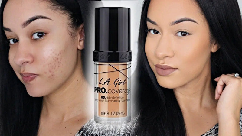 LA Girl HD Liquid Foundation GLM646 Beige, foundation met medium tot volle dekking, foto 3 van 3