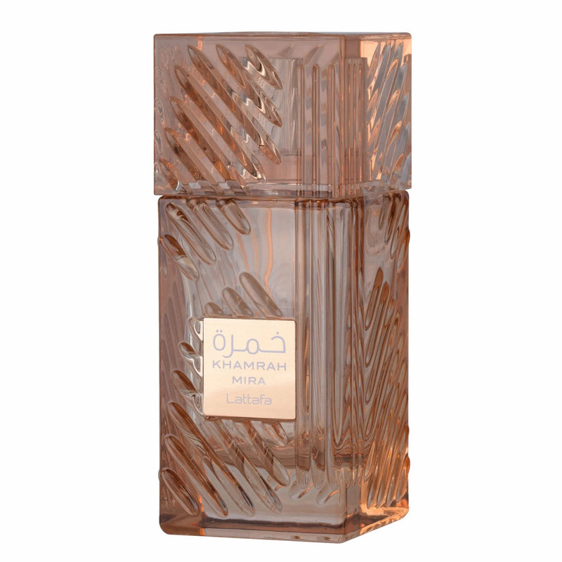 Lattafa Khamrah Mira Eau de Parfum, een fruitige en bloemige geur voor vrouwen