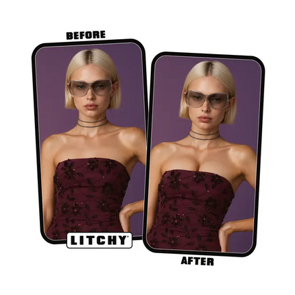 Litchy Adhesive Bra Sandy Cup C
