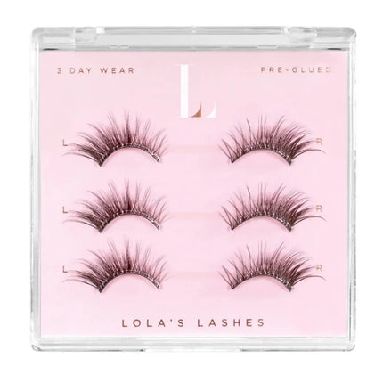 Lola's Lashes Tapered Flick Half Lashes Brown