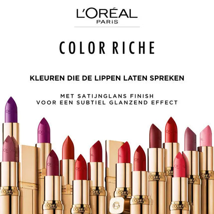 L'Oréal Paris Color Riche Satin Lipstick 377 Perfect Red