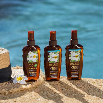 Lovea Dry Tanning Oil Tahiti Monoi