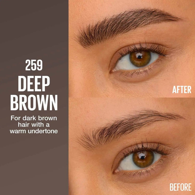 Maybelline Brow Insert 05 Deep Brown, wenkbrauwpen en gel in één, foto 2 van 9