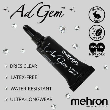 Mehron Makeup AdGem Latex Free Adhesive 5 ml.