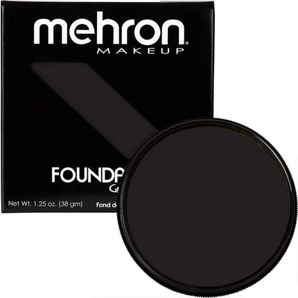 Mehron Makeup Foundation Greasepaint Black