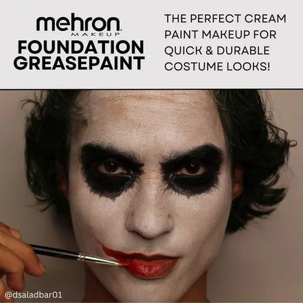 Mehron Makeup Foundation Greasepaint White